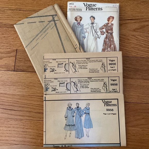 VTG 4 UNCUT Vogue Dress Patterns - Picture 7 of 13
